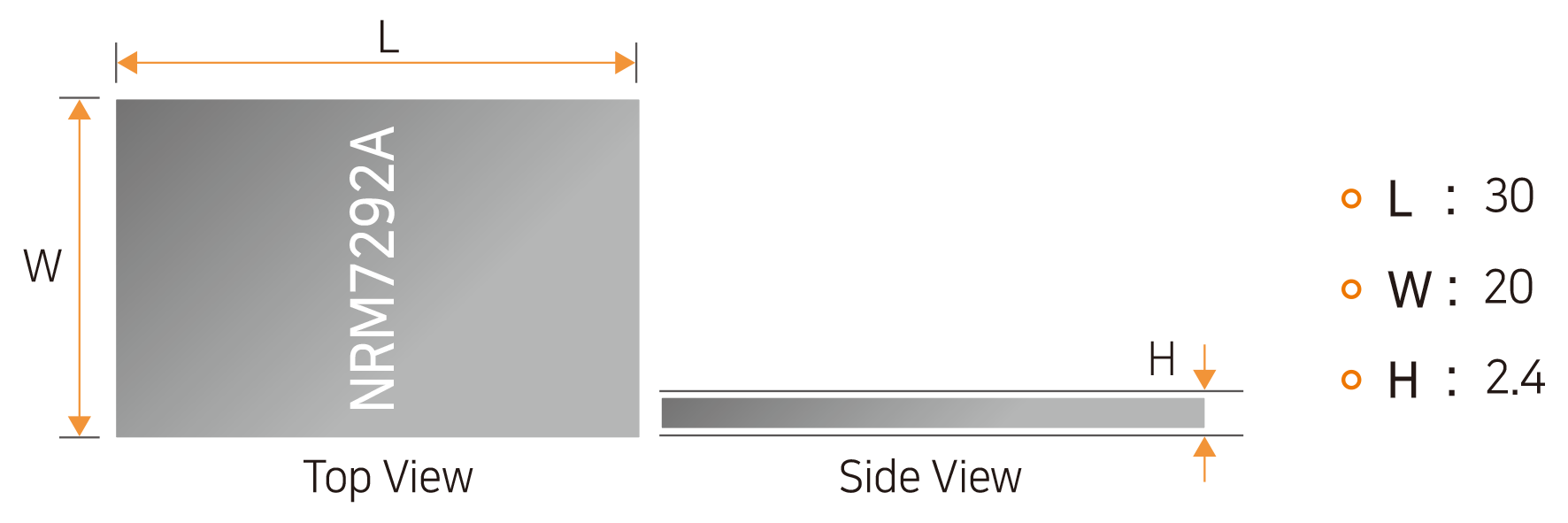 NRC7292 EVK Dimension_NRC